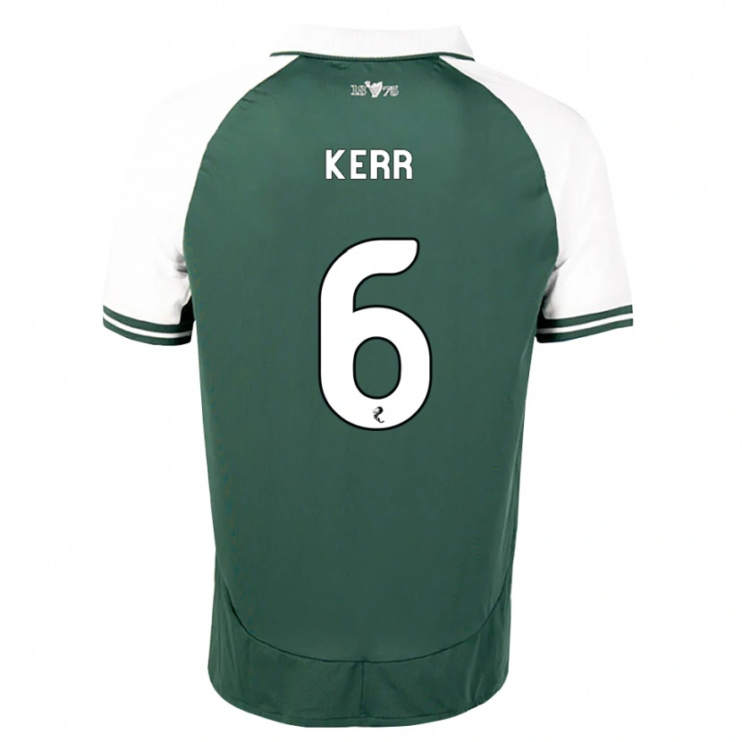 Danxen Mulher Camisola Jason Kerr #6 Verde Mar Branco Principal 2026/27 Camisa Brasil