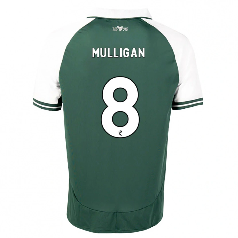 Danxen Mulher Camisola Josh Mulligan #8 Verde Mar Branco Principal 2026/27 Camisa Brasil