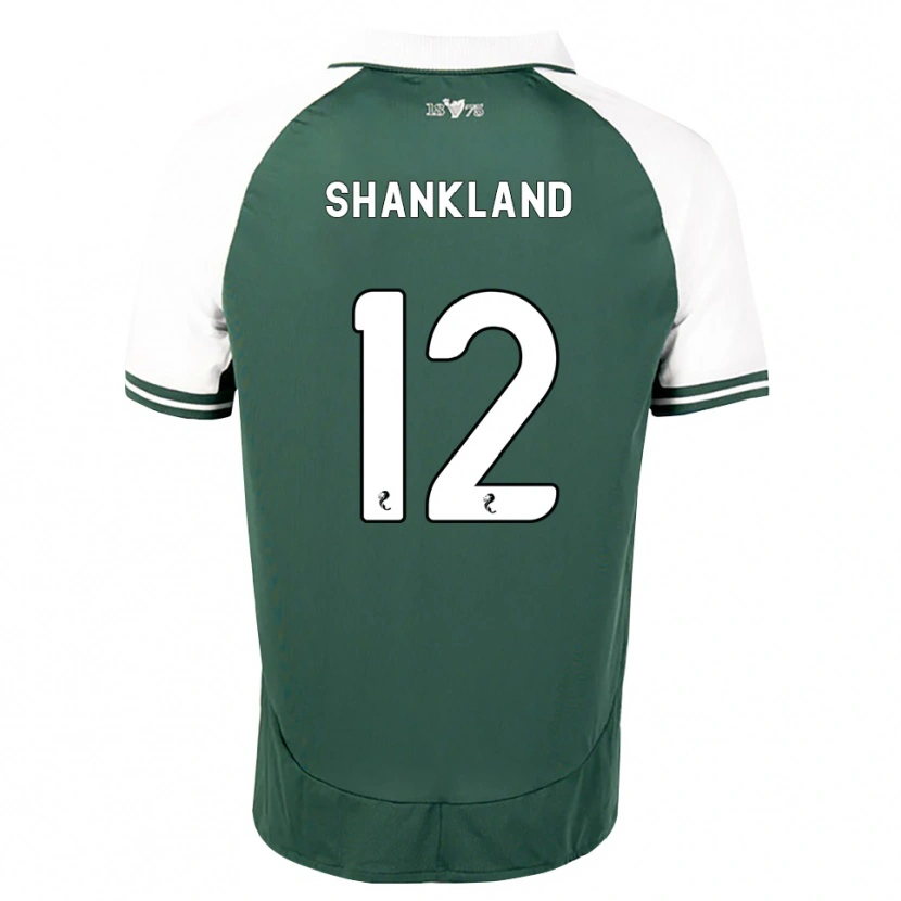 Danxen Mulher Camisola Cole Shankland #12 Verde Mar Branco Principal 2026/27 Camisa Brasil