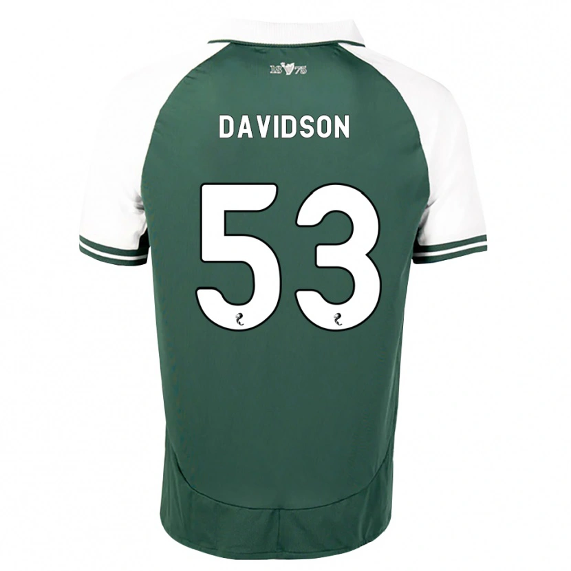 Danxen Mulher Camisola Luke Davidson #53 Verde Mar Branco Principal 2026/27 Camisa Brasil