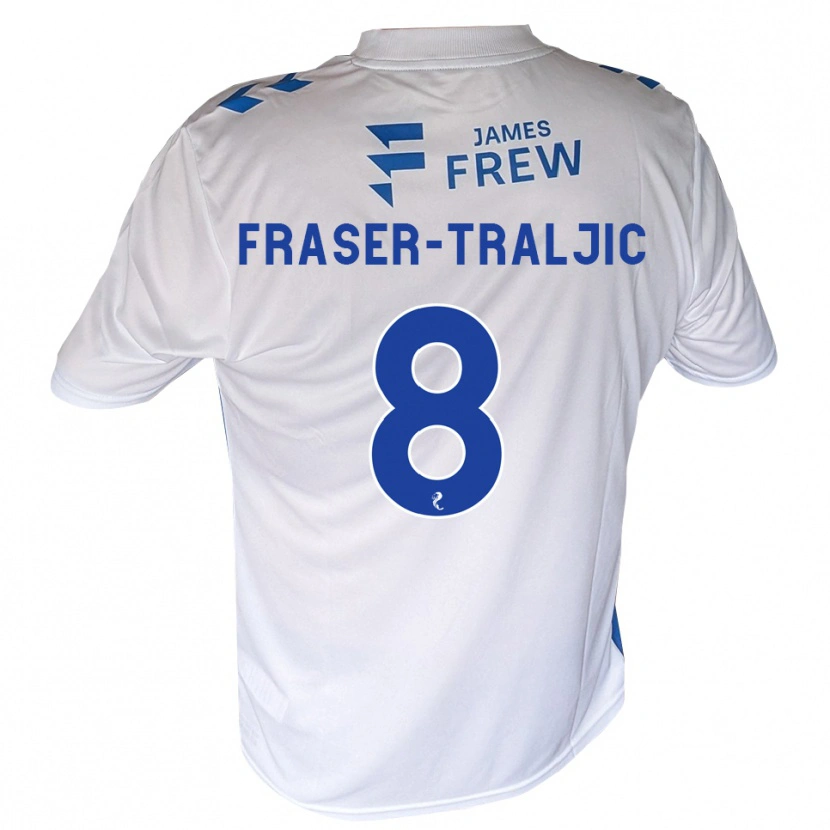 Danxen Mulher Camisola Kali Fraser-Traljic #8 Azul Real Branco Principal 2026/27 Camisa Brasil