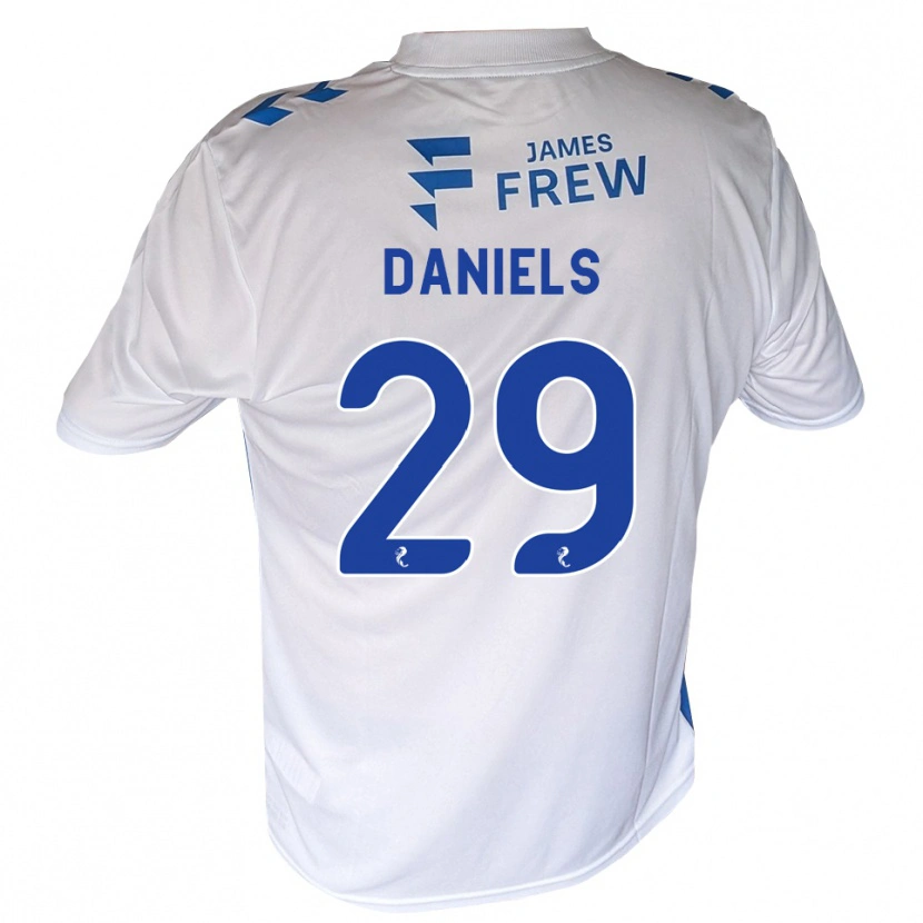 Danxen Mulher Camisola Djenairo Daniels #29 Azul Real Branco Principal 2026/27 Camisa Brasil