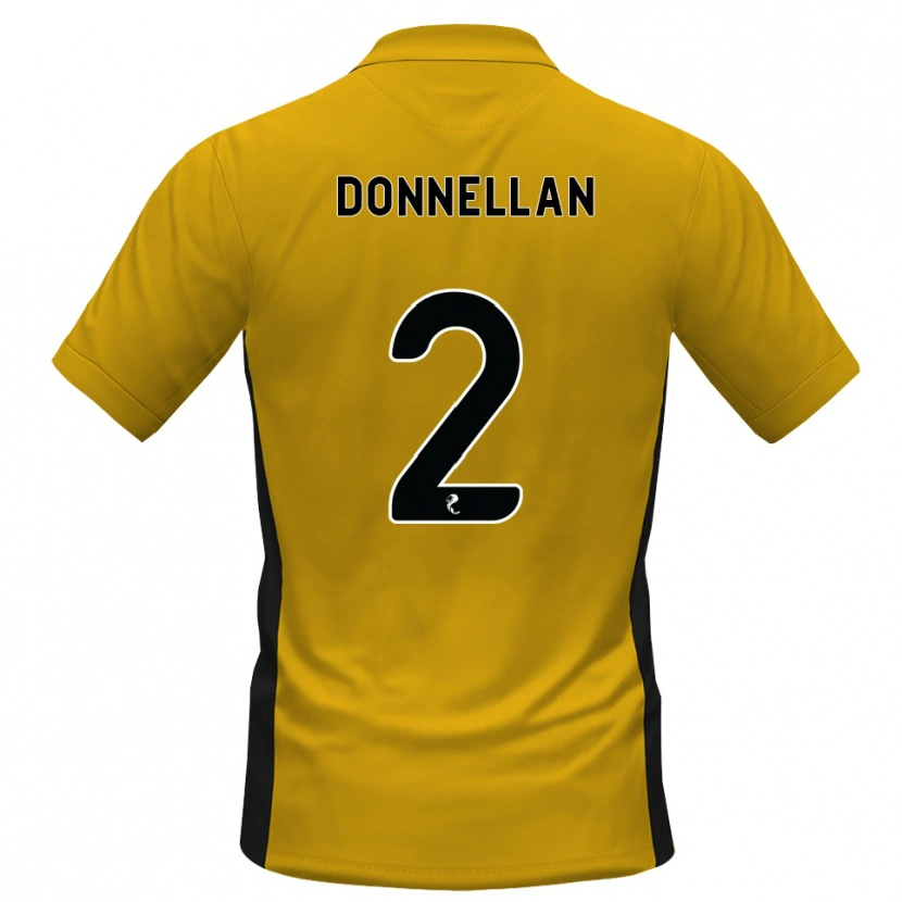Danxen Mulher Camisola Shaun Donnellan #2 Laranja Preto Principal 2026/27 Camisa Brasil