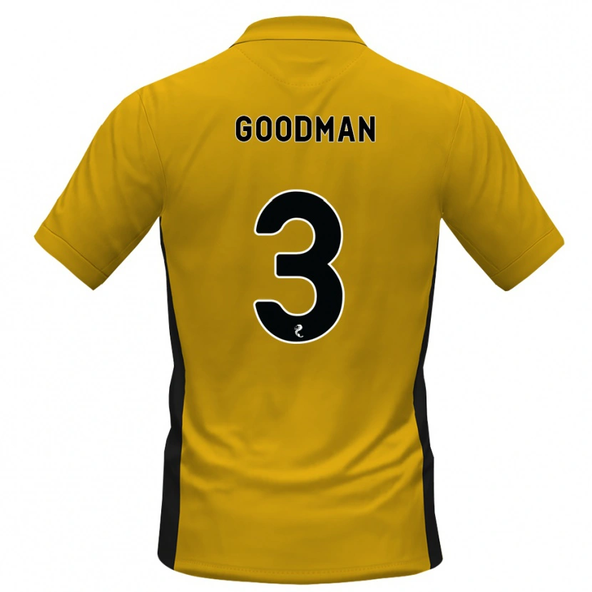 Danxen Mulher Camisola Mya Goodman #3 Laranja Preto Principal 2026/27 Camisa Brasil