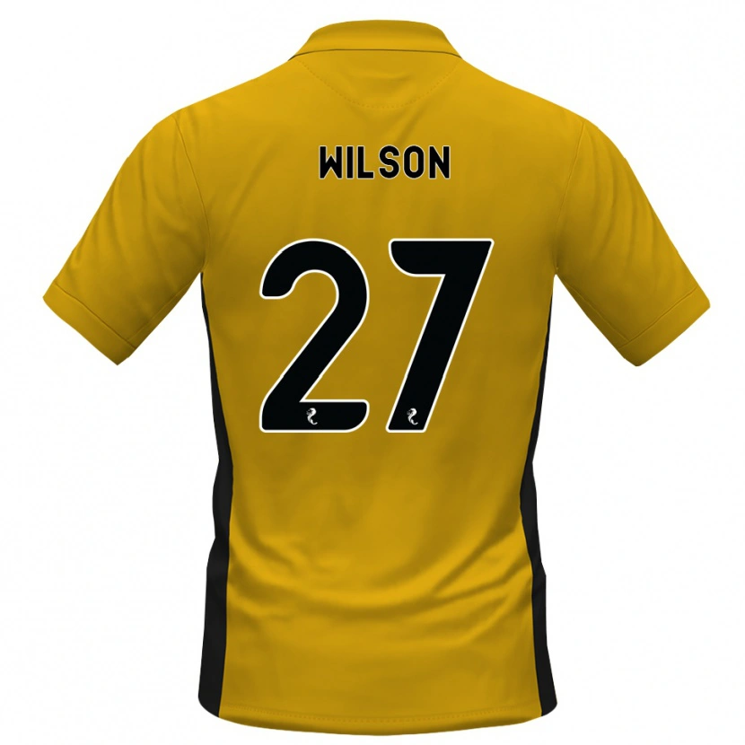 Danxen Mulher Camisola Danny Wilson #27 Laranja Preto Principal 2026/27 Camisa Brasil