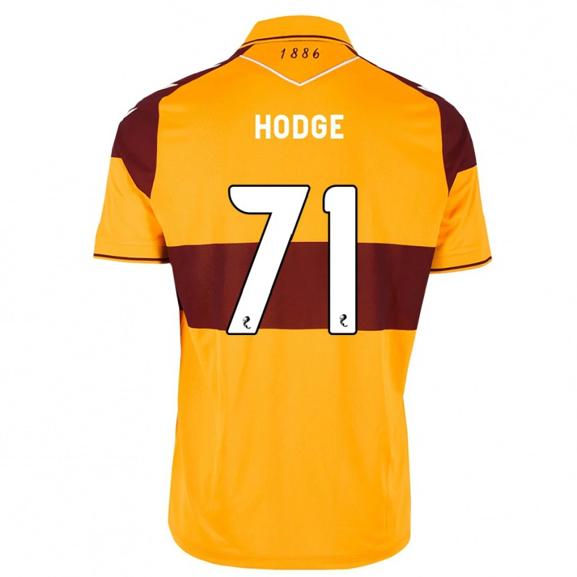 Danxen Mulher Camisola Joe Hodge #71 Marrom Laranja Principal 2026/27 Camisa Brasil