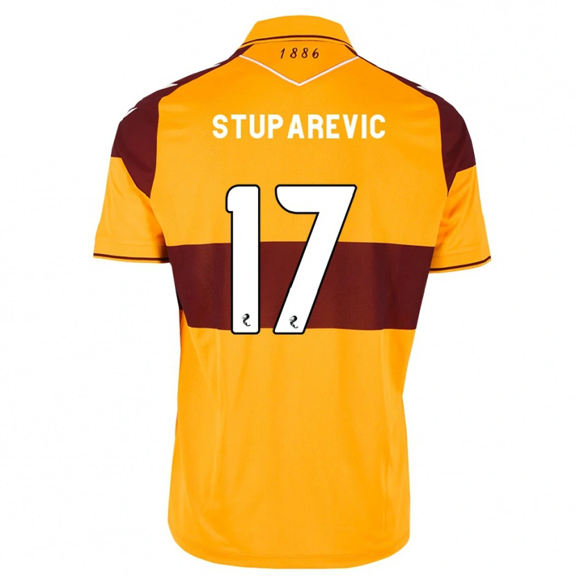 Danxen Mulher Camisola Filip Stuparevic #17 Marrom Laranja Principal 2026/27 Camisa Brasil