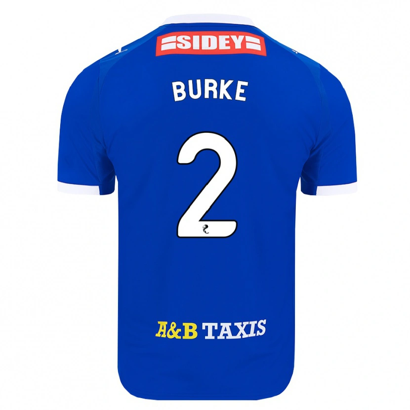Danxen Mulher Camisola Fallon Burke #2 Azul Vermelho Amarelo Principal 2026/27 Camisa Brasil