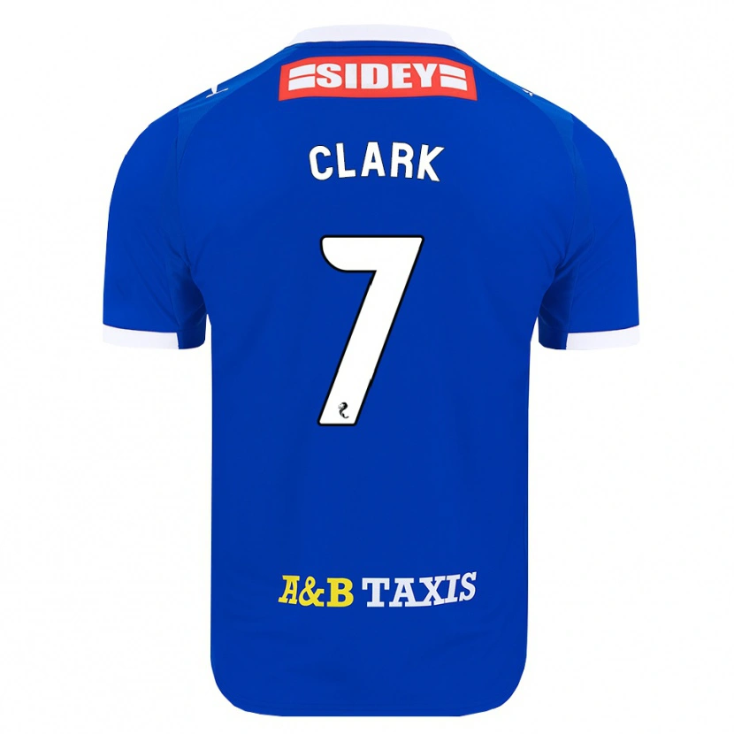 Danxen Mulher Camisola Arran Clark #7 Azul Vermelho Amarelo Principal 2026/27 Camisa Brasil