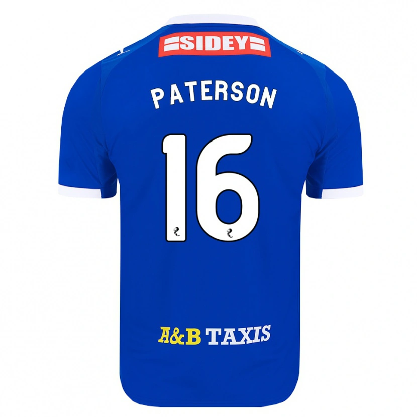 Danxen Mulher Camisola Megan Paterson #16 Azul Vermelho Amarelo Principal 2026/27 Camisa Brasil