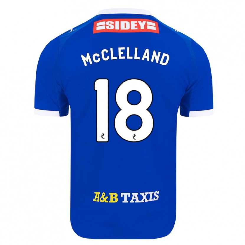 Danxen Mulher Camisola Sam Mcclelland #18 Azul Vermelho Amarelo Principal 2026/27 Camisa Brasil