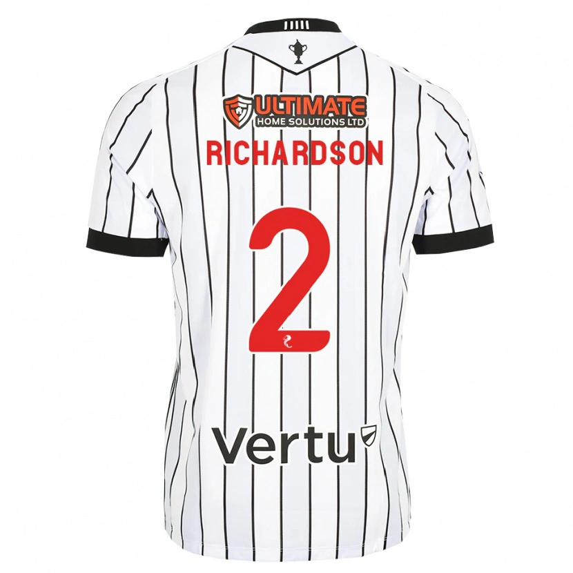Danxen Mulher Camisola Jayden Richardson #2 Branco Preto Vermelho Principal 2026/27 Camisa Brasil
