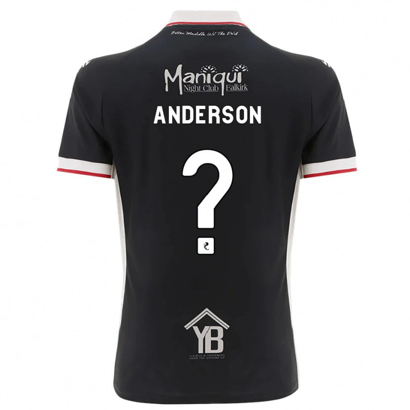 Danxen Mulher Camisola Brogan Anderson #0 Preto Branco Vermelho Principal 2026/27 Camisa Brasil