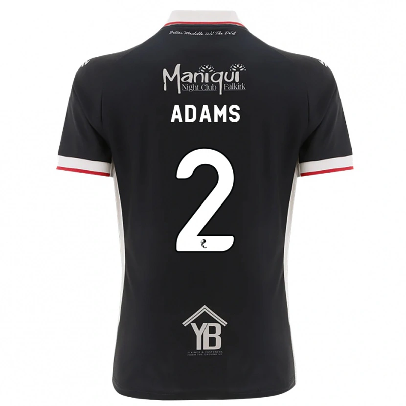Danxen Mulher Camisola Keelan Adams #2 Preto Branco Vermelho Principal 2026/27 Camisa Brasil