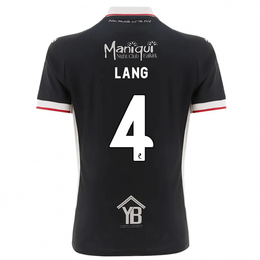 Danxen Mulher Camisola Tom Lang #4 Preto Branco Vermelho Principal 2026/27 Camisa Brasil