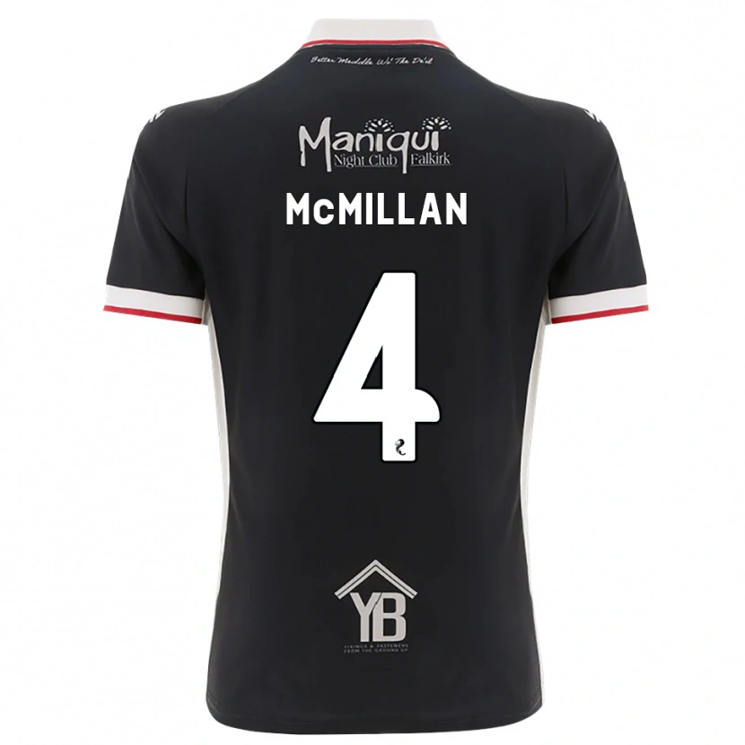 Danxen Mulher Camisola Jack Mcmillan #4 Preto Branco Vermelho Principal 2026/27 Camisa Brasil