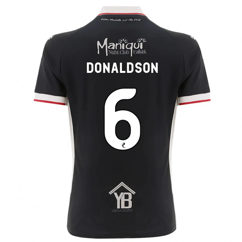 Danxen Mulher Camisola Coll Donaldson #6 Preto Branco Vermelho Principal 2026/27 Camisa Brasil