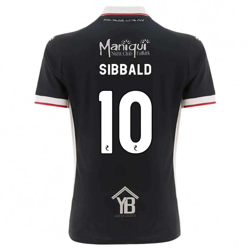 Danxen Mulher Camisola Craig Sibbald #10 Preto Branco Vermelho Principal 2026/27 Camisa Brasil