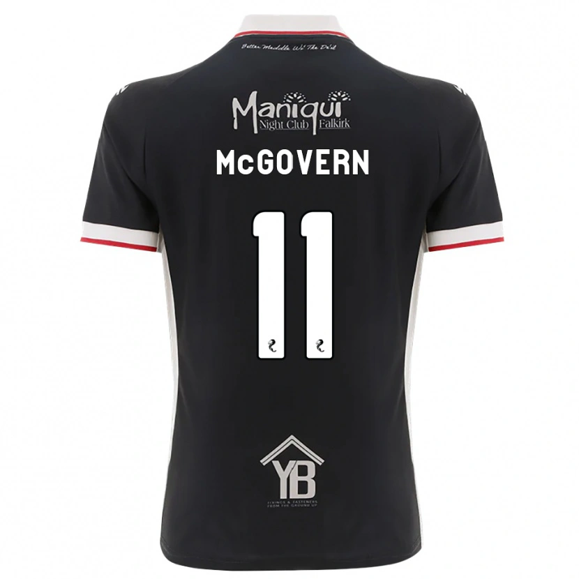 Danxen Mulher Camisola Paul Mcgovern #11 Preto Branco Vermelho Principal 2026/27 Camisa Brasil