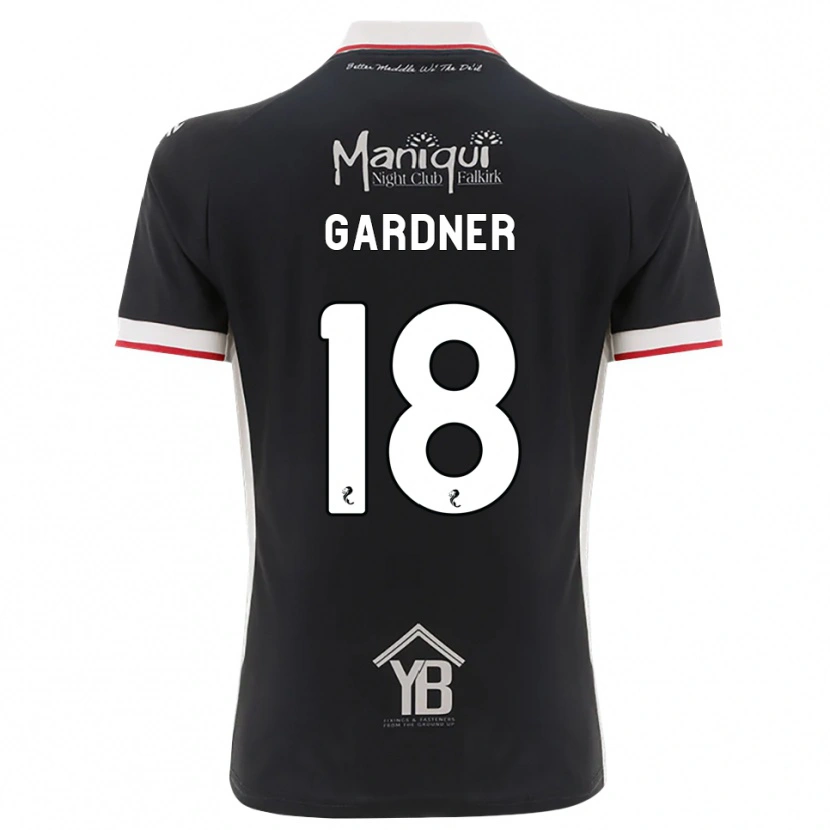 Danxen Mulher Camisola Joe Gardner #18 Preto Branco Vermelho Principal 2026/27 Camisa Brasil