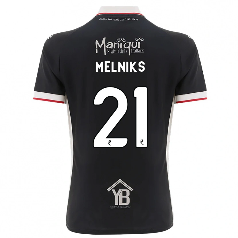 Danxen Mulher Camisola Deniss Melniks #21 Preto Branco Vermelho Principal 2026/27 Camisa Brasil