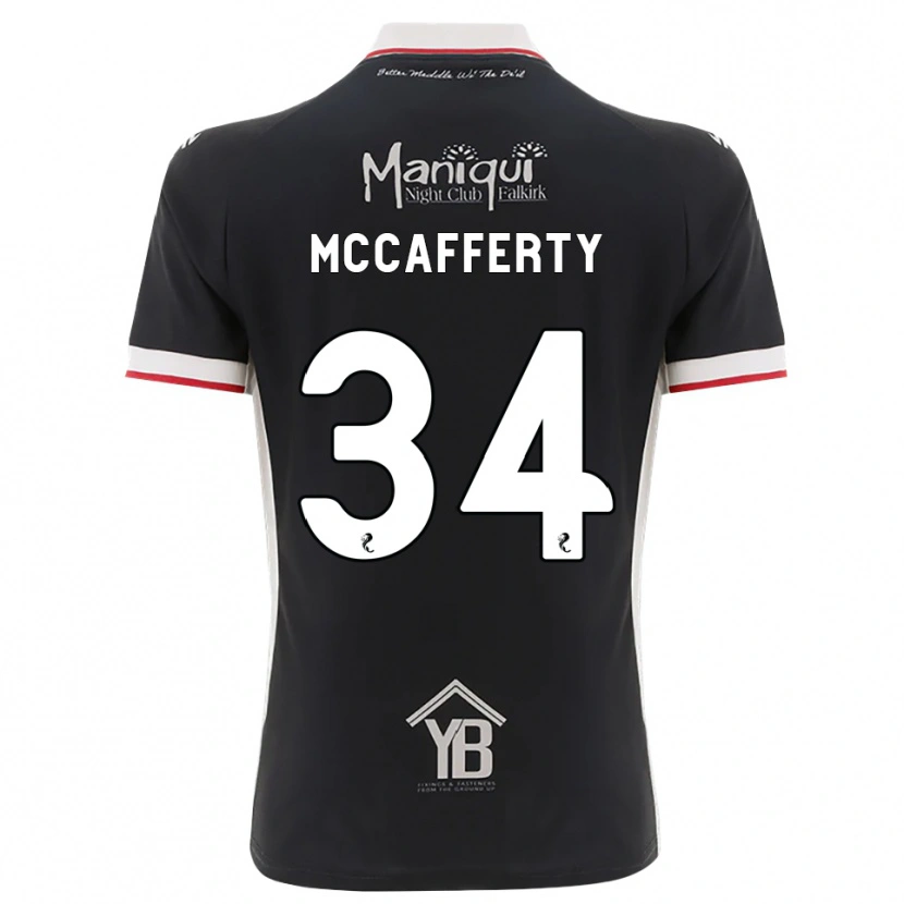 Danxen Mulher Camisola Flynn Mccafferty #34 Preto Branco Vermelho Principal 2026/27 Camisa Brasil