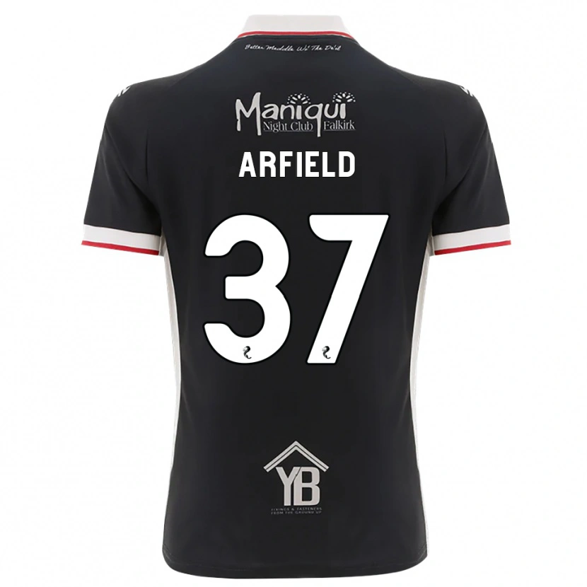 Danxen Mulher Camisola Scott Arfield #37 Preto Branco Vermelho Principal 2026/27 Camisa Brasil