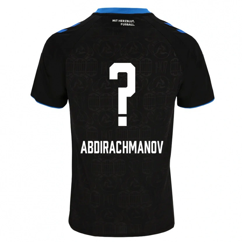 Danxen Mulher Camisola Islom Abdirachmanov #0 Preto Branco Vermelho Principal 2026/27 Camisa Brasil