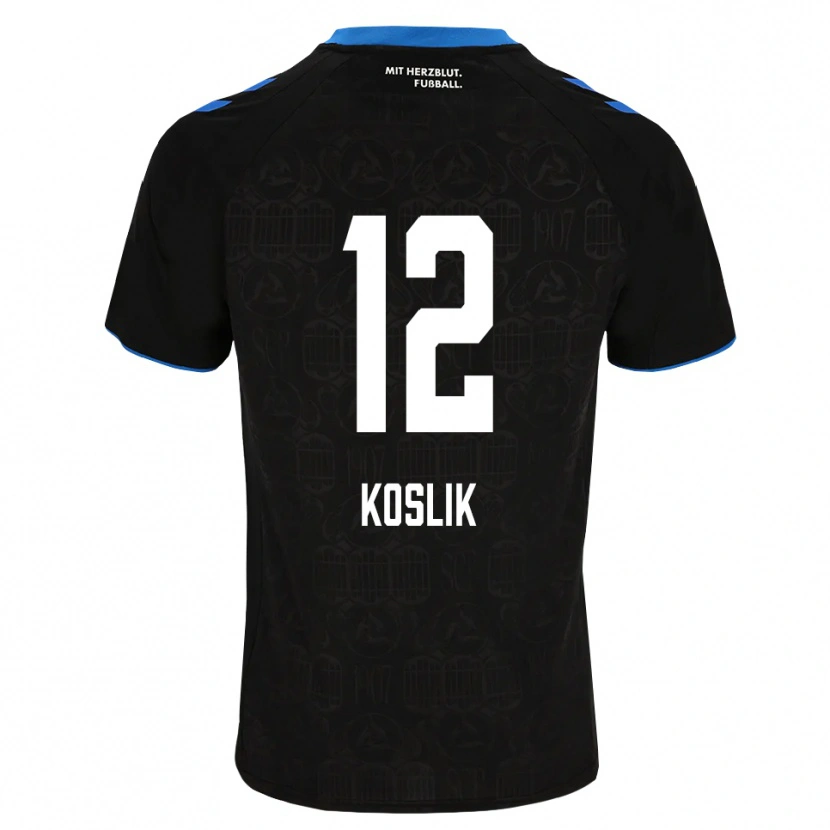 Danxen Mulher Camisola Michel Koslik #12 Preto Branco Vermelho Principal 2026/27 Camisa Brasil