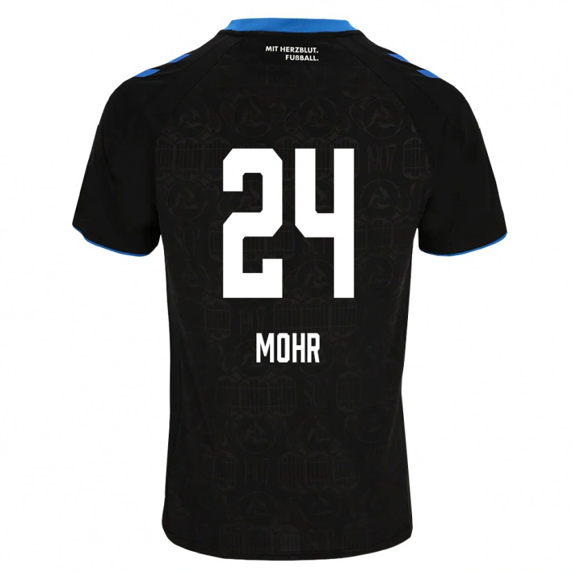 Danxen Mulher Camisola Niklas Mohr #24 Preto Branco Vermelho Principal 2026/27 Camisa Brasil