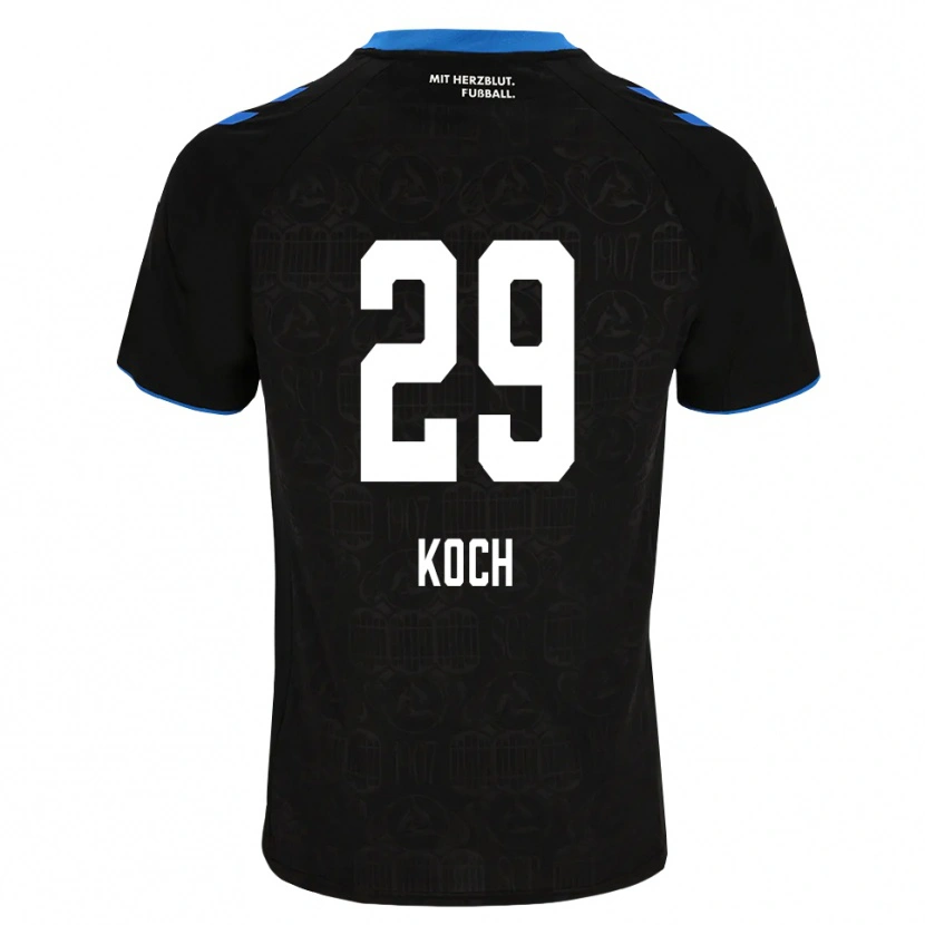 Danxen Mulher Camisola Henrik Koch #29 Preto Branco Vermelho Principal 2026/27 Camisa Brasil