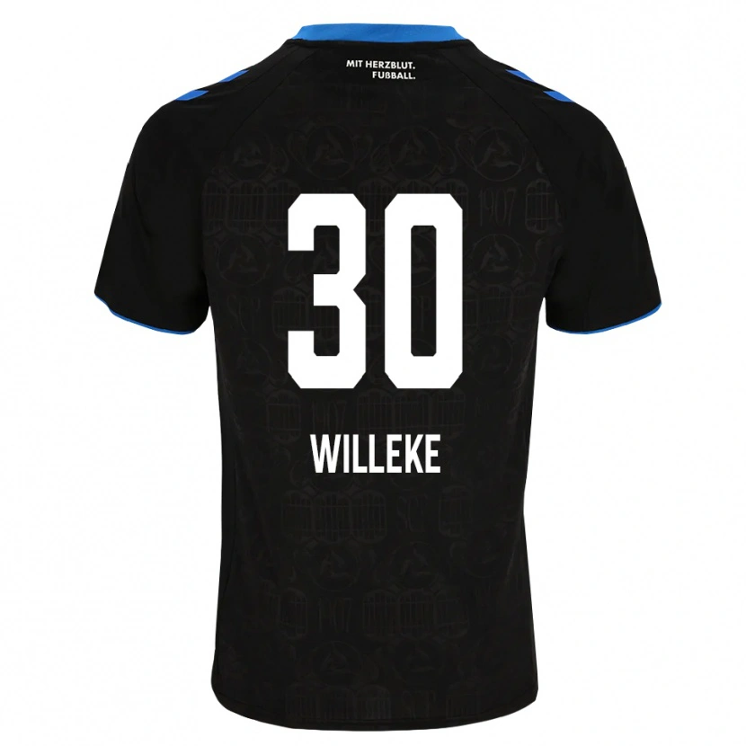 Danxen Mulher Camisola Nico Willeke #30 Preto Branco Vermelho Principal 2026/27 Camisa Brasil