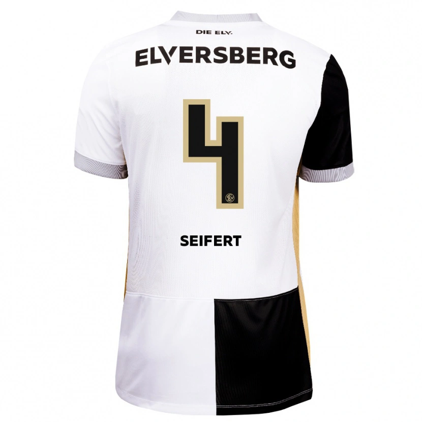 Danxen Mulher Camisola Luis Seifert #4 Preto Branco Marrom Principal 2026/27 Camisa Brasil