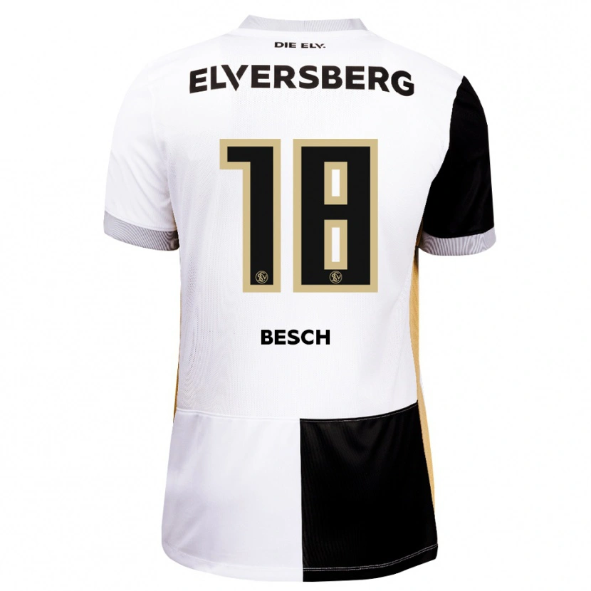 Danxen Mulher Camisola Philipp Besch #18 Preto Branco Marrom Principal 2026/27 Camisa Brasil