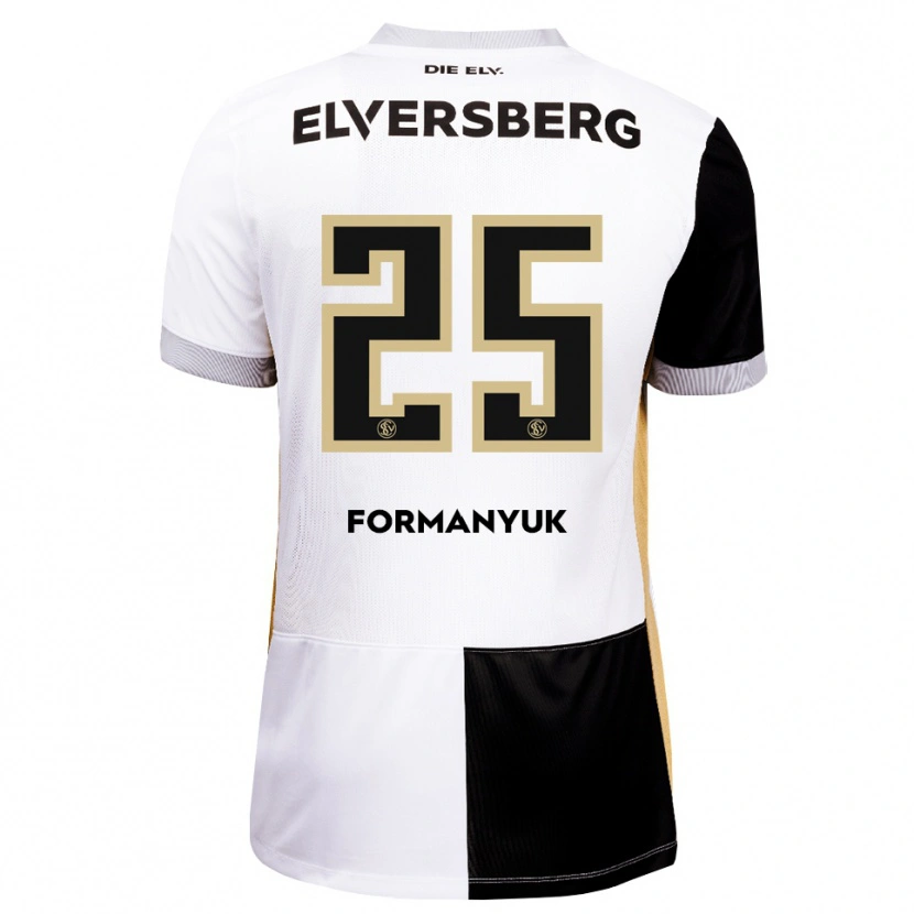 Danxen Mulher Camisola Oleksandr Formanyuk #25 Preto Branco Marrom Principal 2026/27 Camisa Brasil