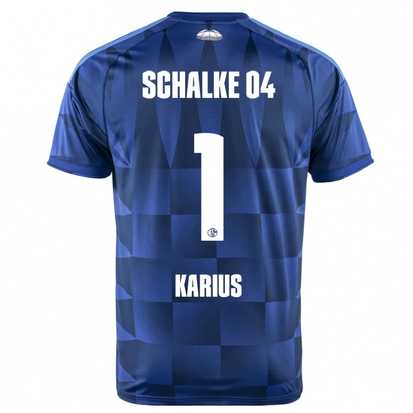 Danxen Mulher Camisola Loris Karius #1 Azul Escuro Amarelo Branco Principal 2026/27 Camisa Brasil