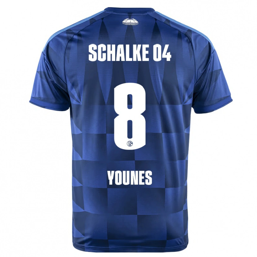 Danxen Mulher Camisola Amin Younes #8 Azul Escuro Amarelo Branco Principal 2026/27 Camisa Brasil