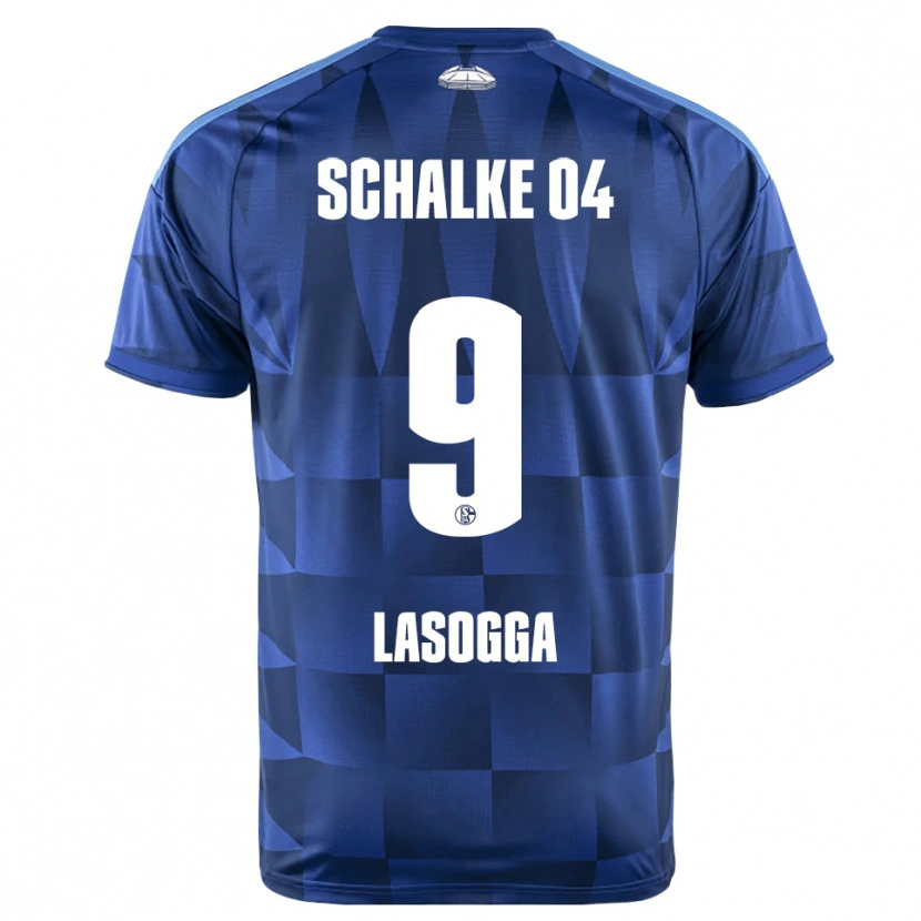 Danxen Mulher Camisola Pierre-Michel Lasogga #9 Azul Escuro Amarelo Branco Principal 2026/27 Camisa Brasil