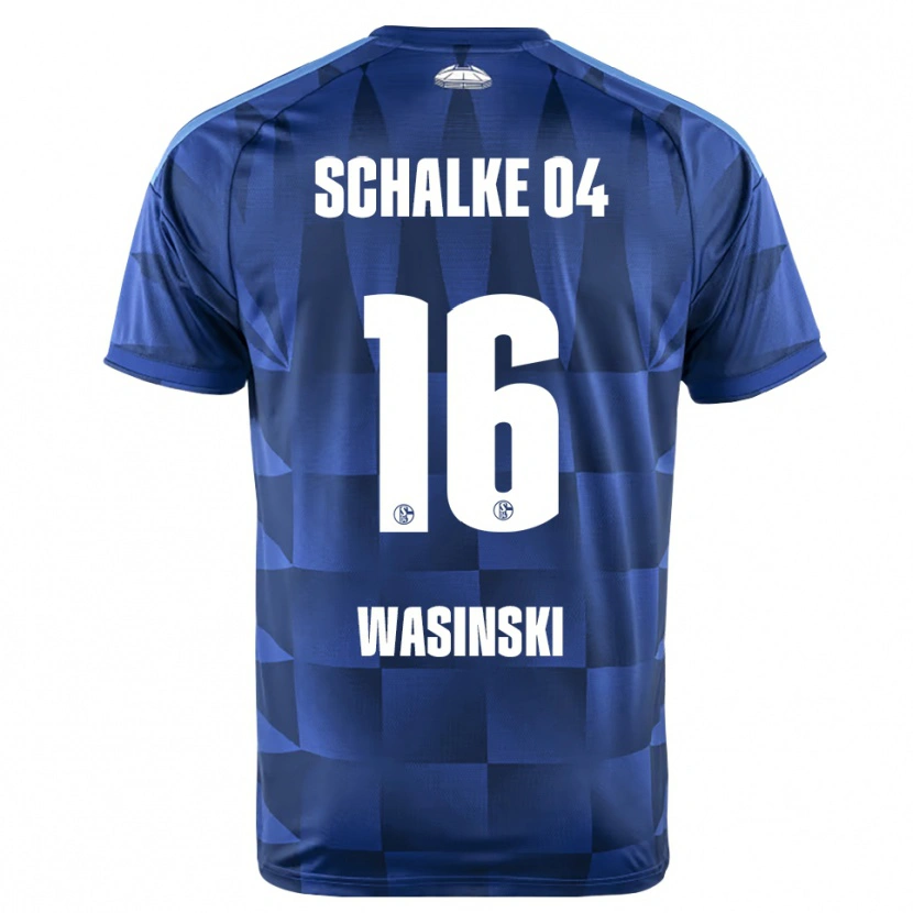 Danxen Mulher Camisola Martin Wasinski #16 Azul Escuro Amarelo Branco Principal 2026/27 Camisa Brasil