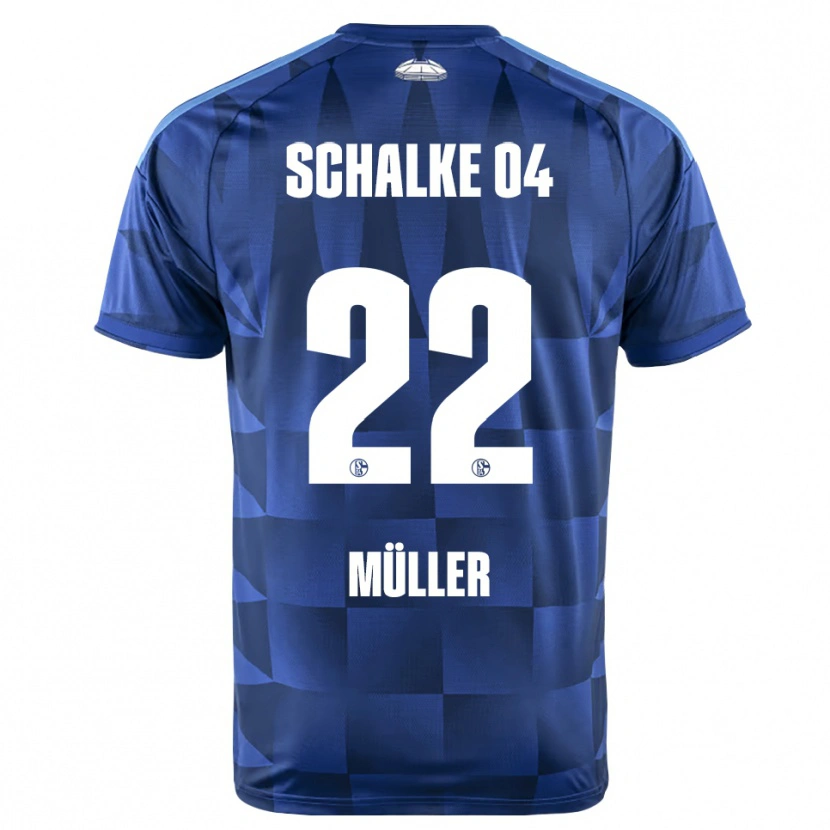 Danxen Mulher Camisola Kevin Müller #22 Azul Escuro Amarelo Branco Principal 2026/27 Camisa Brasil