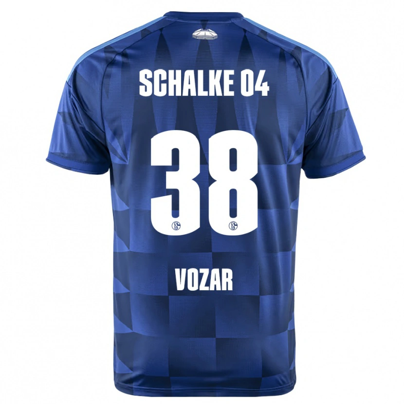 Danxen Mulher Camisola Luca Vozar #38 Azul Escuro Amarelo Branco Principal 2026/27 Camisa Brasil