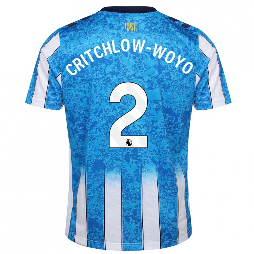 Danxen Mulher Camisola Tionne Critchlow-Woyo #2 Branco Azul Laranja Principal 2026/27 Camisa Brasil