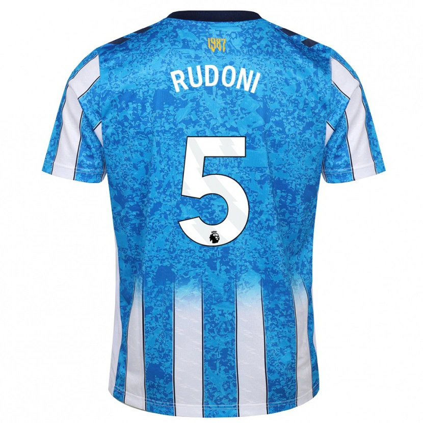 Danxen Mulher Camisola Jack Rudoni #5 Branco Azul Laranja Principal 2026/27 Camisa Brasil