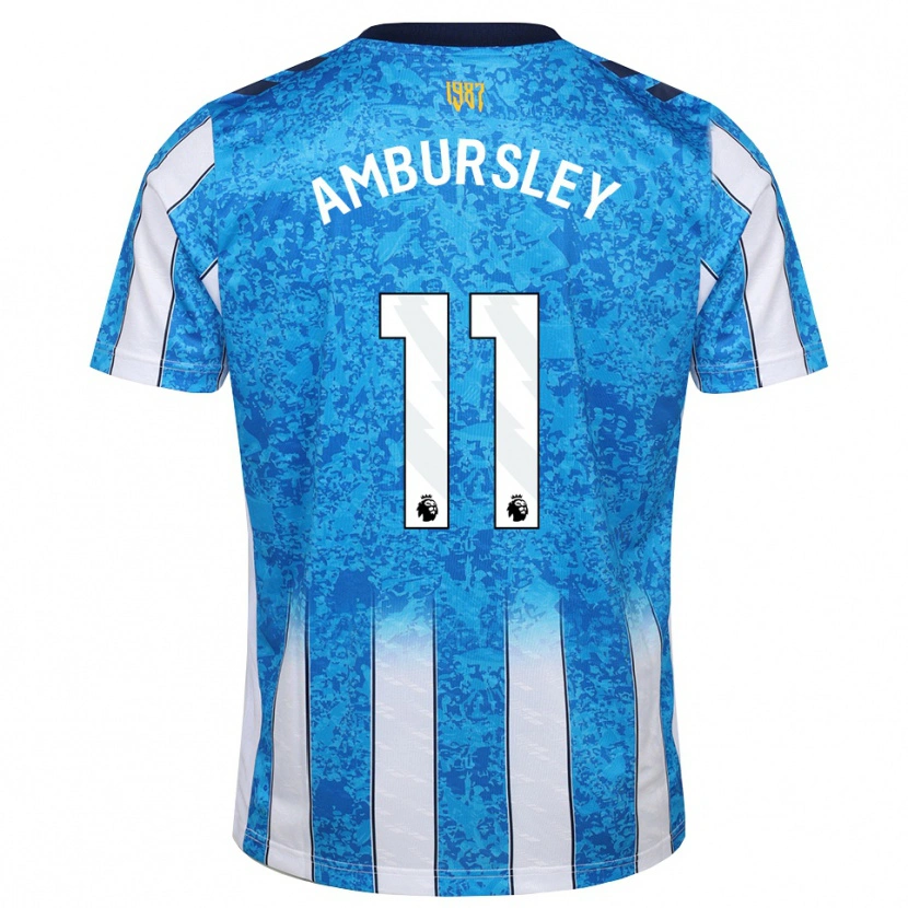 Danxen Mulher Camisola Conrad Ambursley #11 Branco Azul Laranja Principal 2026/27 Camisa Brasil