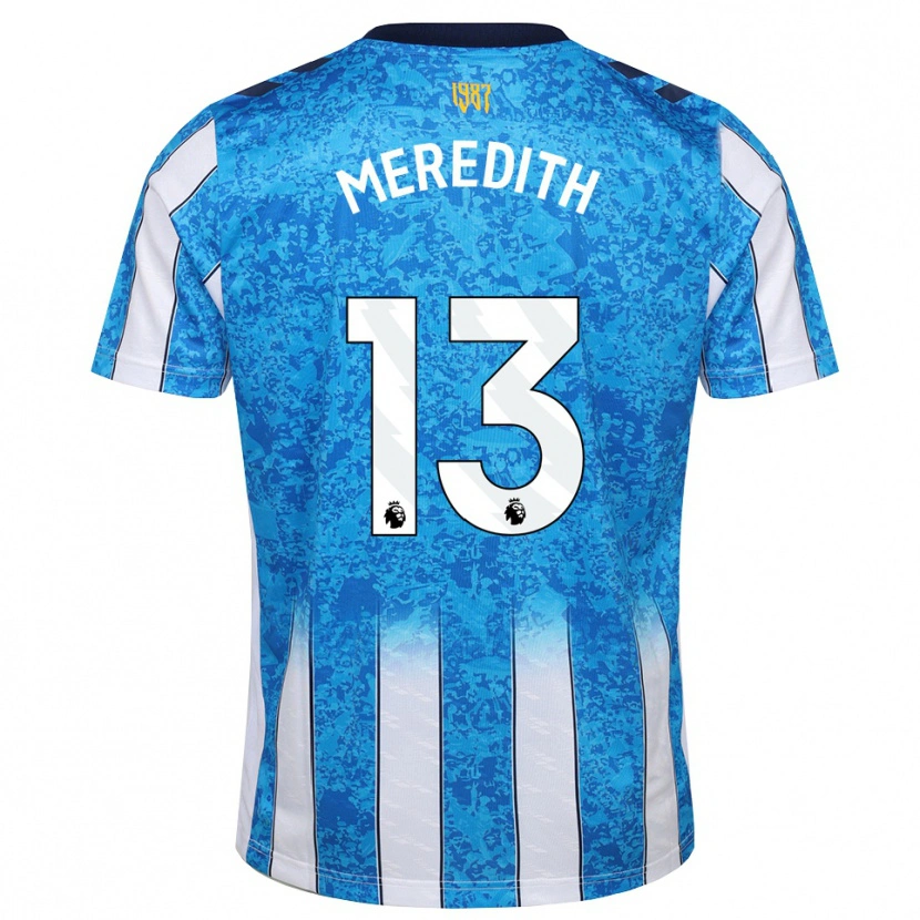 Danxen Mulher Camisola Eliot Meredith #13 Branco Azul Laranja Principal 2026/27 Camisa Brasil