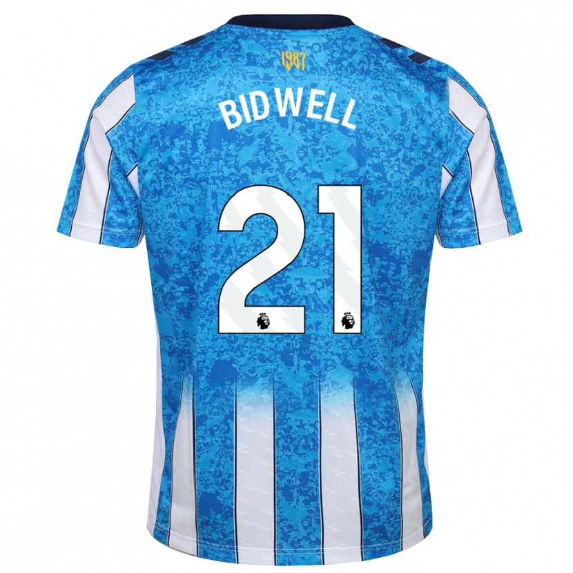 Danxen Mulher Camisola Jake Bidwell #21 Branco Azul Laranja Principal 2026/27 Camisa Brasil