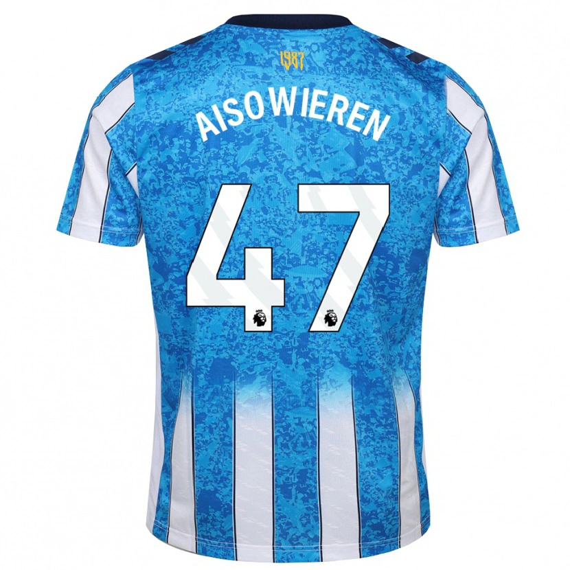 Danxen Mulher Camisola Evan Eghosa Aisowieren #47 Branco Azul Laranja Principal 2026/27 Camisa Brasil