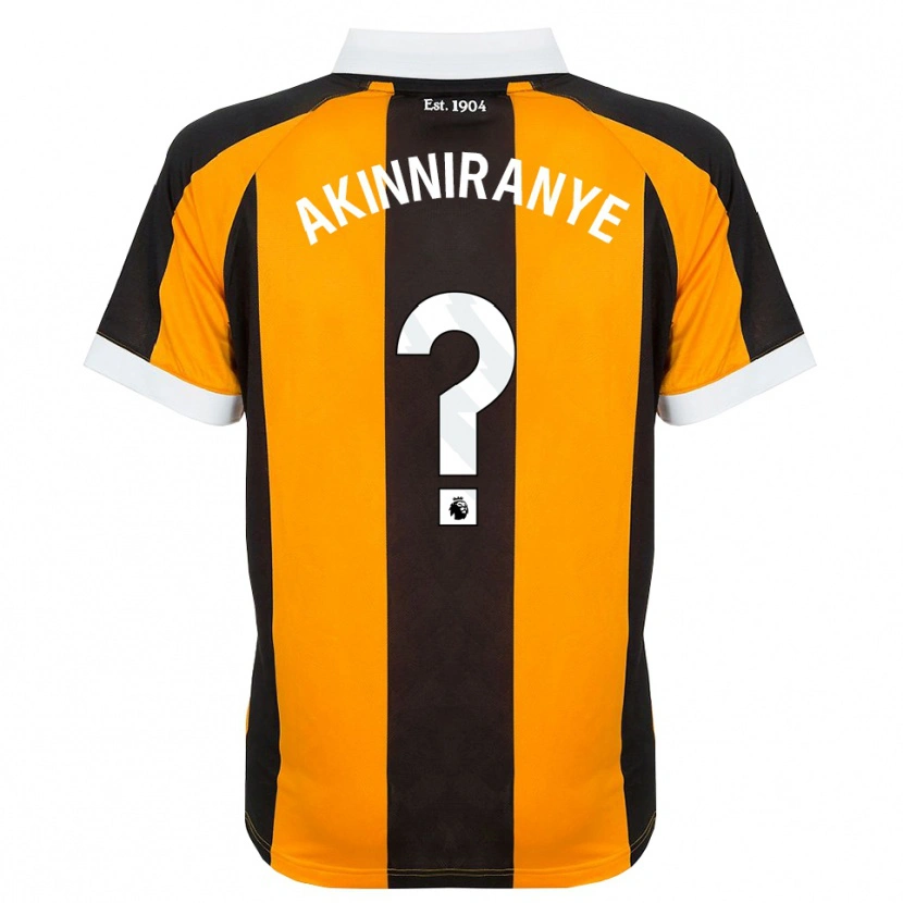 Danxen Mulher Camisola George Akinniranye #0 Laranja Preto Branco Principal 2026/27 Camisa Brasil