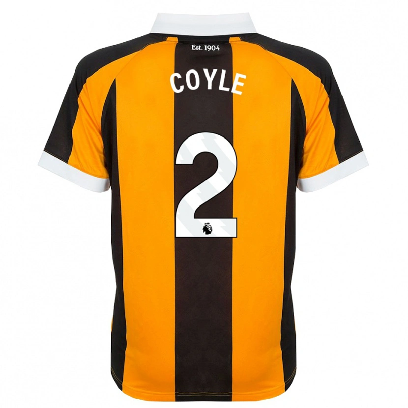 Danxen Mulher Camisola Lewie Coyle #2 Laranja Preto Branco Principal 2026/27 Camisa Brasil