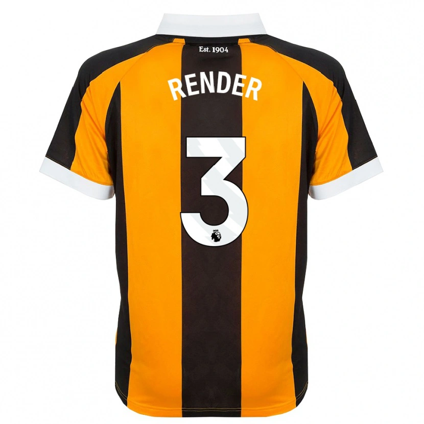 Danxen Mulher Camisola Meg Render #3 Laranja Preto Branco Principal 2026/27 Camisa Brasil